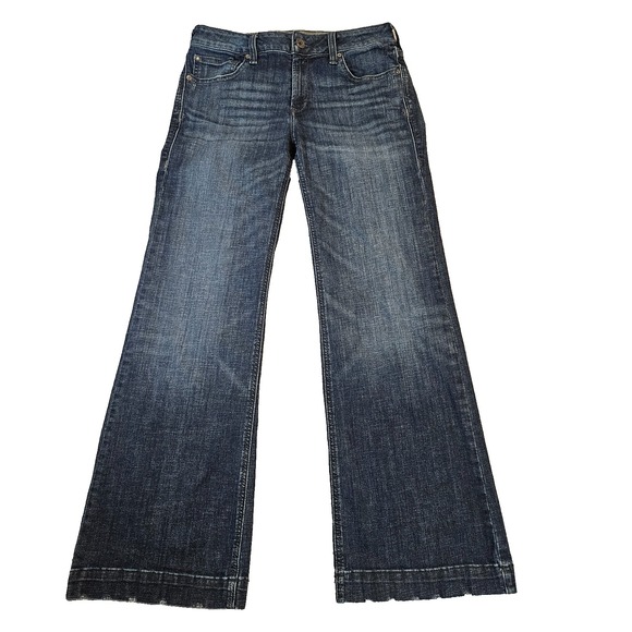 Ariat R.E.A.L. Denim Perfect Rise Trouser Jeans Women's Size 30s Dark Wash - Picture 1 of 10